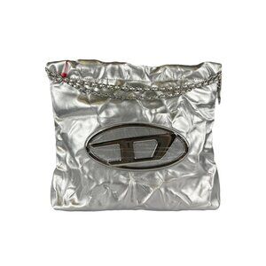 Diesel Silver Tote Bag